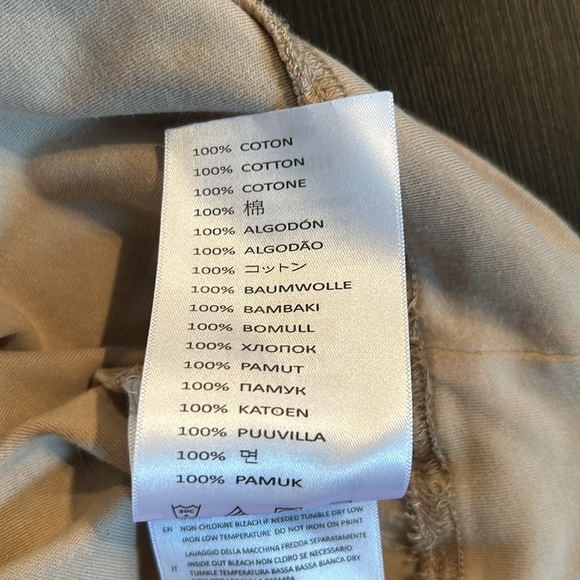 Parasuco T Shirt XL Metallic Silver & Tan - Picture 7 of 9